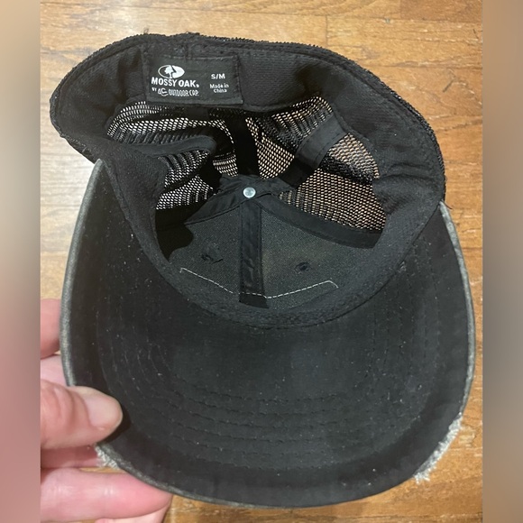 Mossy Oak 3D Patch Logo Camo Mesh Trucker Hunting Hat S/M - Picture 5 of 6